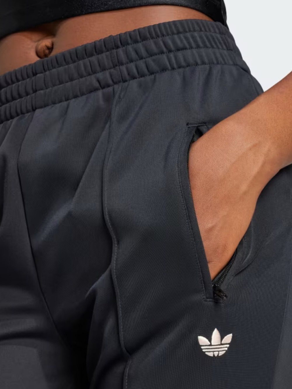 Adidas 3 Stripe Firebird Flare Track Pants - Picture 2 of 10